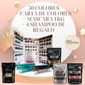 50 Colores + Carta De Colores + Mascara + 4 Shampoo de Regalo pam uruguay  issue professional