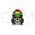 Tapaboca Lavable De Tela Diseño Bob Marley